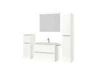 Atlas Ensemble sous vasque avec miroir et colonnes 5