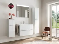 Atlas Ensemble sous vasque avec miroir et colonnes 0