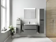 Atlas Ensemble sous vasque avec miroir et colonnes 0