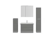 Atlas Ensemble sous vasque avec miroir et colonnes 1