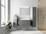 Atlas Ensemble sous vasque avec miroir et colonnes 0