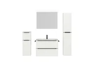 Atlas Ensemble sous vasque avec miroir et colonnes 1