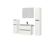 Atlas Ensemble sous vasque avec miroir et colonnes 5