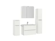 Atlas Ensemble sous vasque avec miroir et colonnes 3