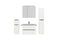 Atlas Ensemble sous vasque avec miroir et colonnes 1