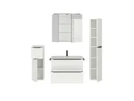 Atlas Ensemble sous vasque avec miroir et colonnes 2