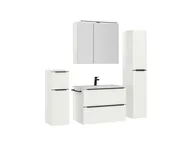 Atlas Ensemble sous vasque avec miroir et colonnes 3