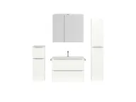 Atlas Ensemble sous vasque avec miroir et colonnes 1