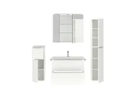 Atlas Ensemble sous vasque avec miroir et colonnes 2