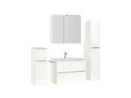 Atlas Ensemble sous vasque avec miroir et colonnes 3