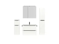 Atlas Ensemble sous vasque avec miroir et colonnes 1