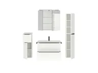 Atlas Ensemble sous vasque avec miroir et colonnes 2