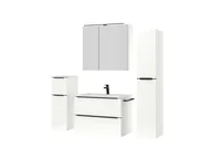 Atlas Ensemble sous vasque avec miroir et colonnes 5