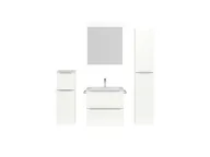Atlas Ensemble sous vasque avec miroir et colonnes 1