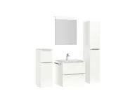 Atlas Ensemble sous vasque avec miroir et colonnes 3