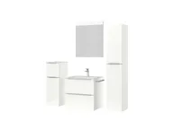 Atlas Ensemble sous vasque avec miroir et colonnes 5