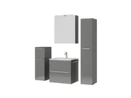 Atlas Ensemble sous vasque avec miroir et colonnes 5