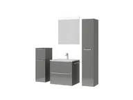 Atlas Ensemble sous vasque avec miroir et colonnes 5