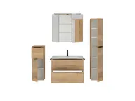 Atlas Ensemble sous vasque avec miroir et colonnes 2