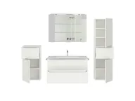 Atlas Ensemble sous vasque avec miroir et colonnes 2