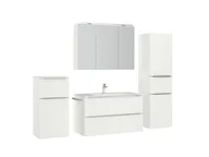 Atlas Ensemble sous vasque avec miroir et colonnes 3