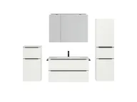 Atlas Ensemble sous vasque avec miroir et colonnes 1