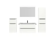 Atlas Ensemble sous vasque avec miroir et colonnes 1