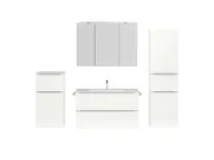 Atlas Ensemble sous vasque avec miroir et colonnes 1