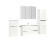 Atlas Ensemble sous vasque avec miroir et colonnes 3