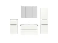 Atlas Ensemble sous vasque avec miroir et colonnes 1