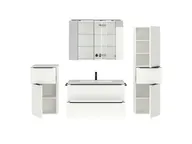 Atlas Ensemble sous vasque avec miroir et colonnes 2