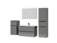 Atlas Ensemble sous vasque avec miroir et colonnes 5