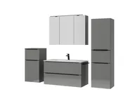 Atlas Ensemble sous vasque avec miroir et colonnes 5