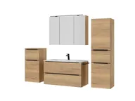 Atlas Ensemble sous vasque avec miroir et colonnes 5