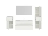 Atlas Ensemble sous vasque avec miroir et colonnes 2