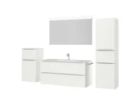 Atlas Ensemble sous vasque avec miroir et colonnes 5