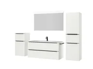 Atlas Ensemble sous vasque avec miroir et colonnes 5