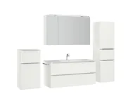 Atlas Ensemble sous vasque avec miroir et colonnes 3