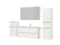 Atlas Ensemble sous vasque avec miroir et colonnes 5