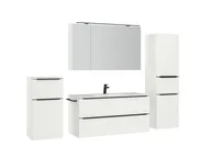 Atlas Ensemble sous vasque avec miroir et colonnes 3