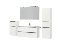 Atlas Ensemble sous vasque avec miroir et colonnes 5