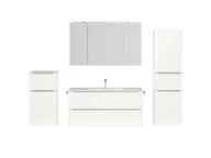 Atlas Ensemble sous vasque avec miroir et colonnes 1