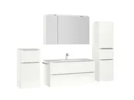 Atlas Ensemble sous vasque avec miroir et colonnes 3