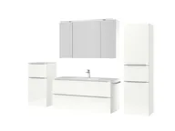 Atlas Ensemble sous vasque avec miroir et colonnes 5