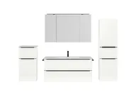 Atlas Ensemble sous vasque avec miroir et colonnes 1