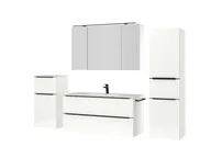 Atlas Ensemble sous vasque avec miroir et colonnes 5