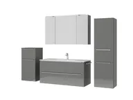 Atlas Ensemble sous vasque avec miroir et colonnes 5