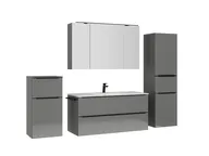 Atlas Ensemble sous vasque avec miroir et colonnes 3