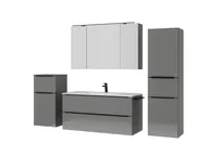 Atlas Ensemble sous vasque avec miroir et colonnes 5