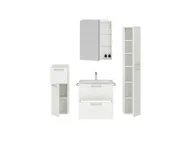 Atlas Ensemble sous vasque avec miroir et colonnes 2